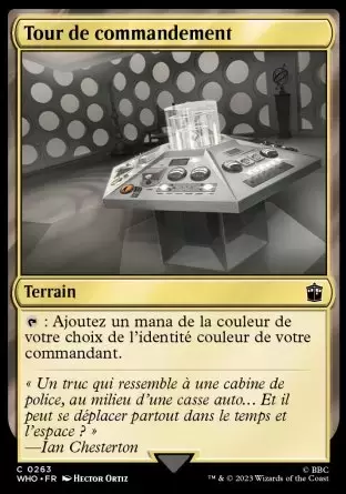 Doctor Who - Tour de commandement