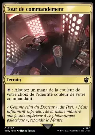Doctor Who - Tour de commandement