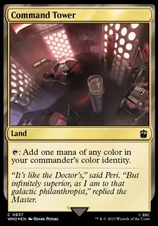 Doctor Who - Tour de commandement