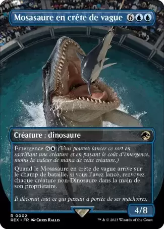 Jurassic World - Mosasaure en crête de vague