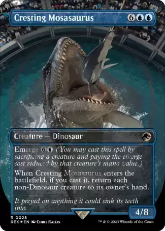 Jurassic World - Mosasaure en crête de vague