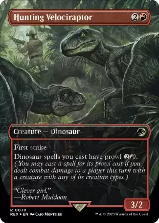 Jurassic World - Velociraptor en chasse