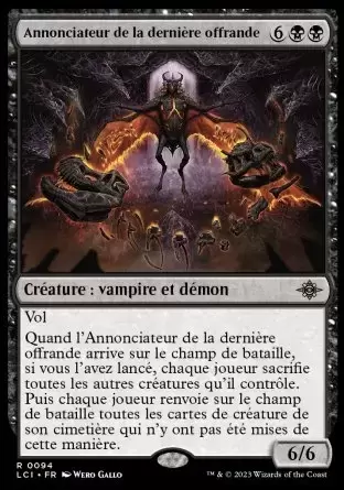 Les Cavernes oubliées d\'Ixalan - Annonciateur de la dernière offrande