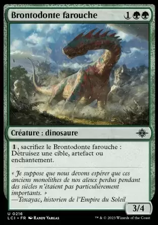 Les Cavernes oubliées d\'Ixalan - Brontodonte farouche