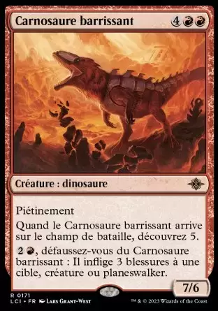 Les Cavernes oubliées d\'Ixalan - Carnosaure barrissant