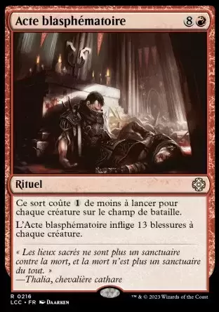 Les Cavernes oubliées d\'Ixalan - Commander Deck - Acte blasphématoire