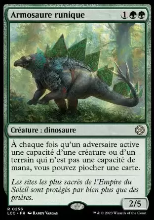 Les Cavernes oubliées d\'Ixalan - Commander Deck - Armosaure runique