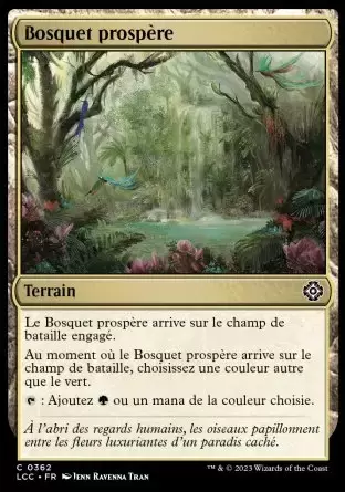 Les Cavernes oubliées d\'Ixalan - Commander Deck - Bosquet prospère