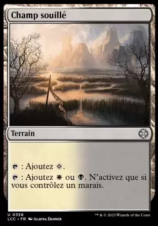 Les Cavernes oubliées d\'Ixalan - Commander Deck - Champ souillé