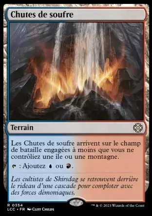 Les Cavernes oubliées d\'Ixalan - Commander Deck - Chutes de soufre