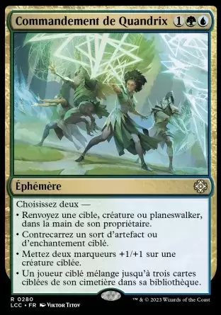 Les Cavernes oubliées d\'Ixalan - Commander Deck - Commandement de Quandrix