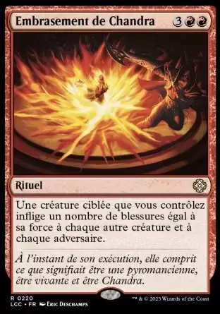 Les Cavernes oubliées d\'Ixalan - Commander Deck - Embrasement de Chandra