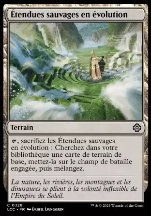 Les Cavernes oubliées d\'Ixalan - Commander Deck - Étendues sauvages en évolution