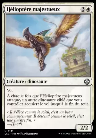 Les Cavernes oubliées d\'Ixalan - Commander Deck - Hélioptère majestueux