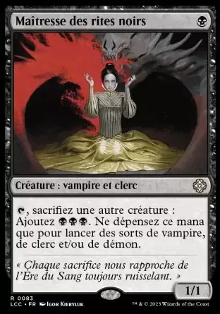 Les Cavernes oubliées d\'Ixalan - Commander Deck - Maîtresse des rites noirs