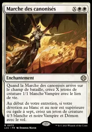 Les Cavernes oubliées d\'Ixalan - Commander Deck - Marche des canonisés