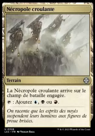 Les Cavernes oubliées d\'Ixalan - Commander Deck - Nécropole croulante