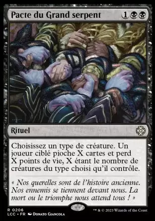 Les Cavernes oubliées d\'Ixalan - Commander Deck - Pacte du Grand serpent