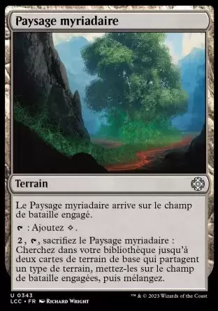 Les Cavernes oubliées d\'Ixalan - Commander Deck - Paysage myriadaire