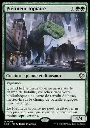 Les Cavernes oubliées d\'Ixalan - Commander Deck - Piétineur topiaire