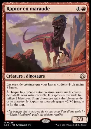 Les Cavernes oubliées d\'Ixalan - Commander Deck - Raptor en maraude