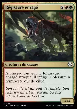 Les Cavernes oubliées d\'Ixalan - Commander Deck - Régisaure enragé