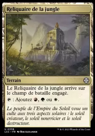Les Cavernes oubliées d\'Ixalan - Commander Deck - Reliquaire de la jungle