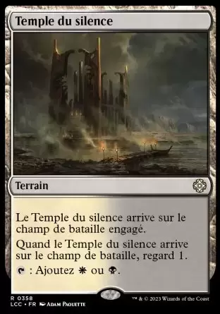 Les Cavernes oubliées d\'Ixalan - Commander Deck - Temple du silence