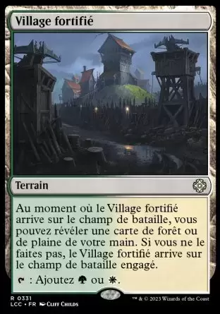 Les Cavernes oubliées d\'Ixalan - Commander Deck - Village fortifié
