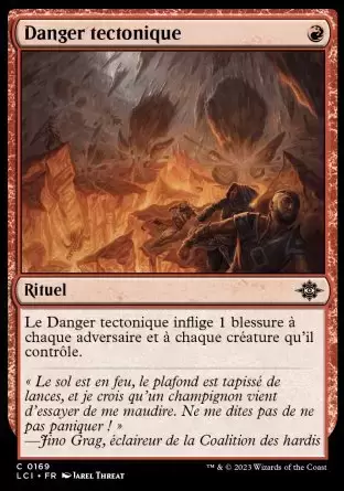 Les Cavernes oubliées d\'Ixalan - Danger tectonique