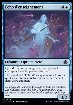 Les Cavernes oubliées d\'Ixalan - Écho d\'enseignement