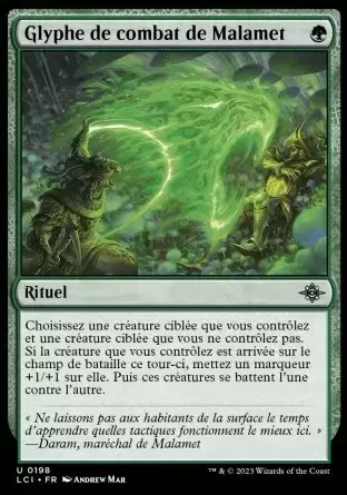 Les Cavernes oubliées d\'Ixalan - Glyphe de combat de Malamet