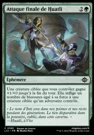 Les Cavernes oubliées d\'Ixalan - Attaque finale de Huatli Foil