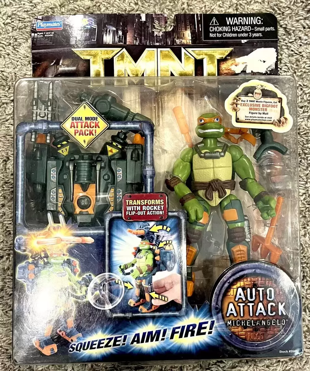 Jungle Leo TMNT Teenage Mutant Ninja Turtles Movie Action Figure 2007