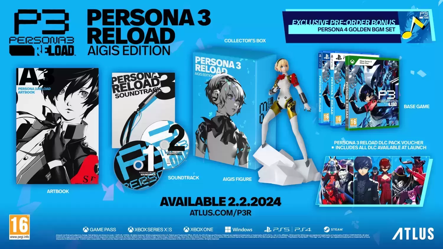 XBOX Series X Games - Persona 3 Reload - Aigis Edition