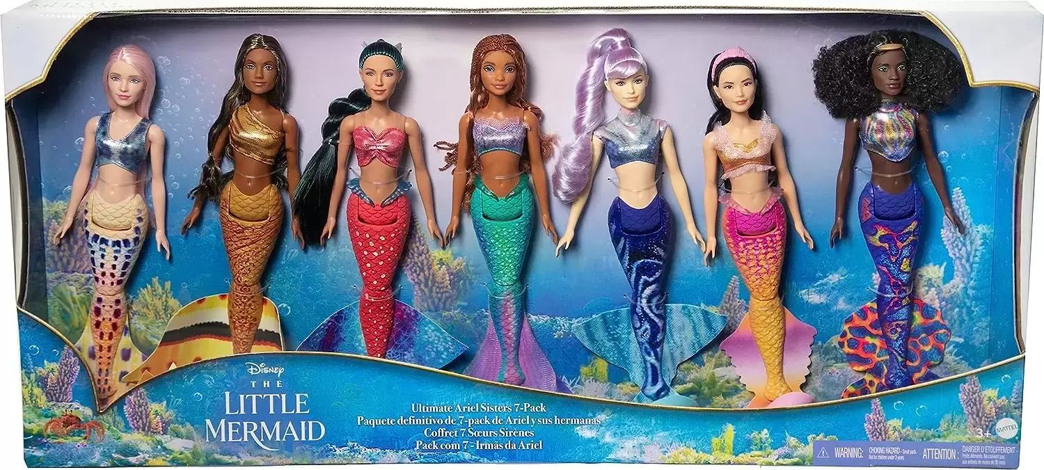 The Little Mermaid - Ultimate Ariel Sisters 7-Pack