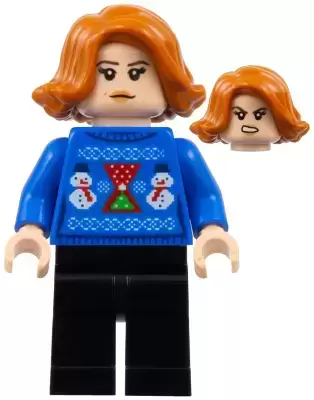 LEGO Super Heroes Minifigures - Black Widow - Christmas Sweater