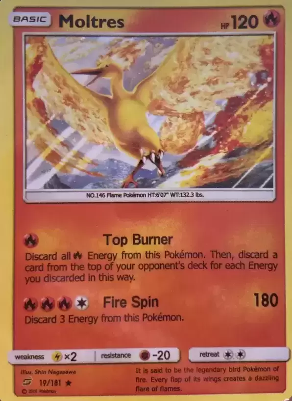 Team Up - Moltres Cosmos Holo