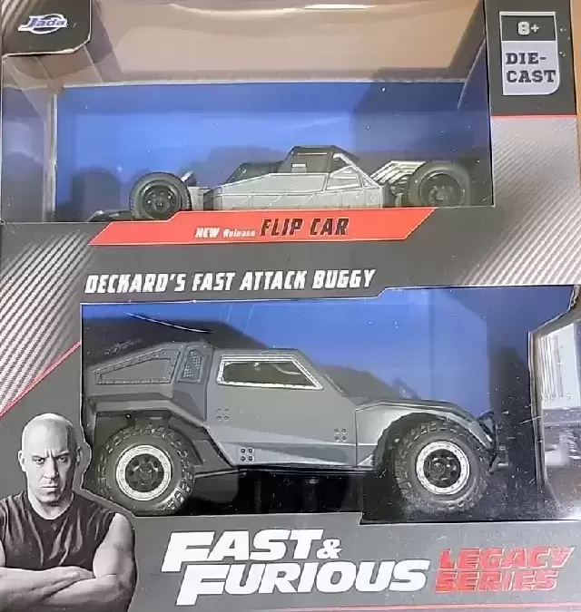 Jada Toys - Fast & Furious Flip Car & Dekards Fast Attack Buggy