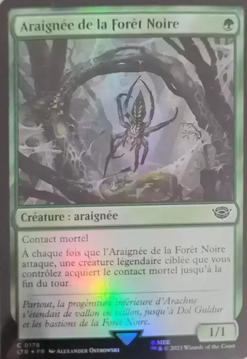 Le Seigneur des Anneaux : Chroniques de la Terre du Milieu - Araignée de la Forêt Noire Foil
