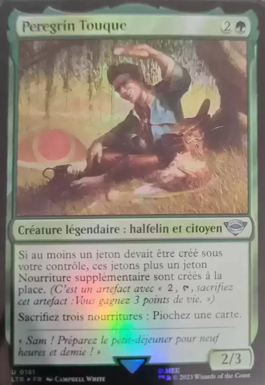 Le Seigneur des Anneaux : Chroniques de la Terre du Milieu - Peregrin Touque Foil
