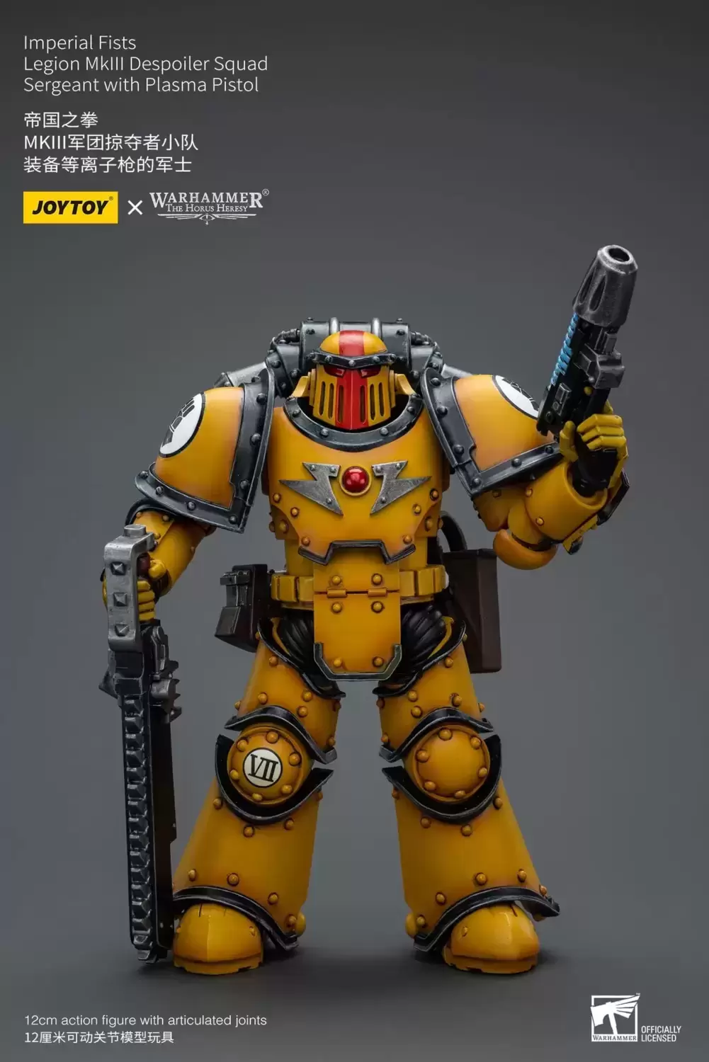Imperial Fists - Imperial Fists Legion MKIII Despoiler Squad Sergeant with Plasma Pistol