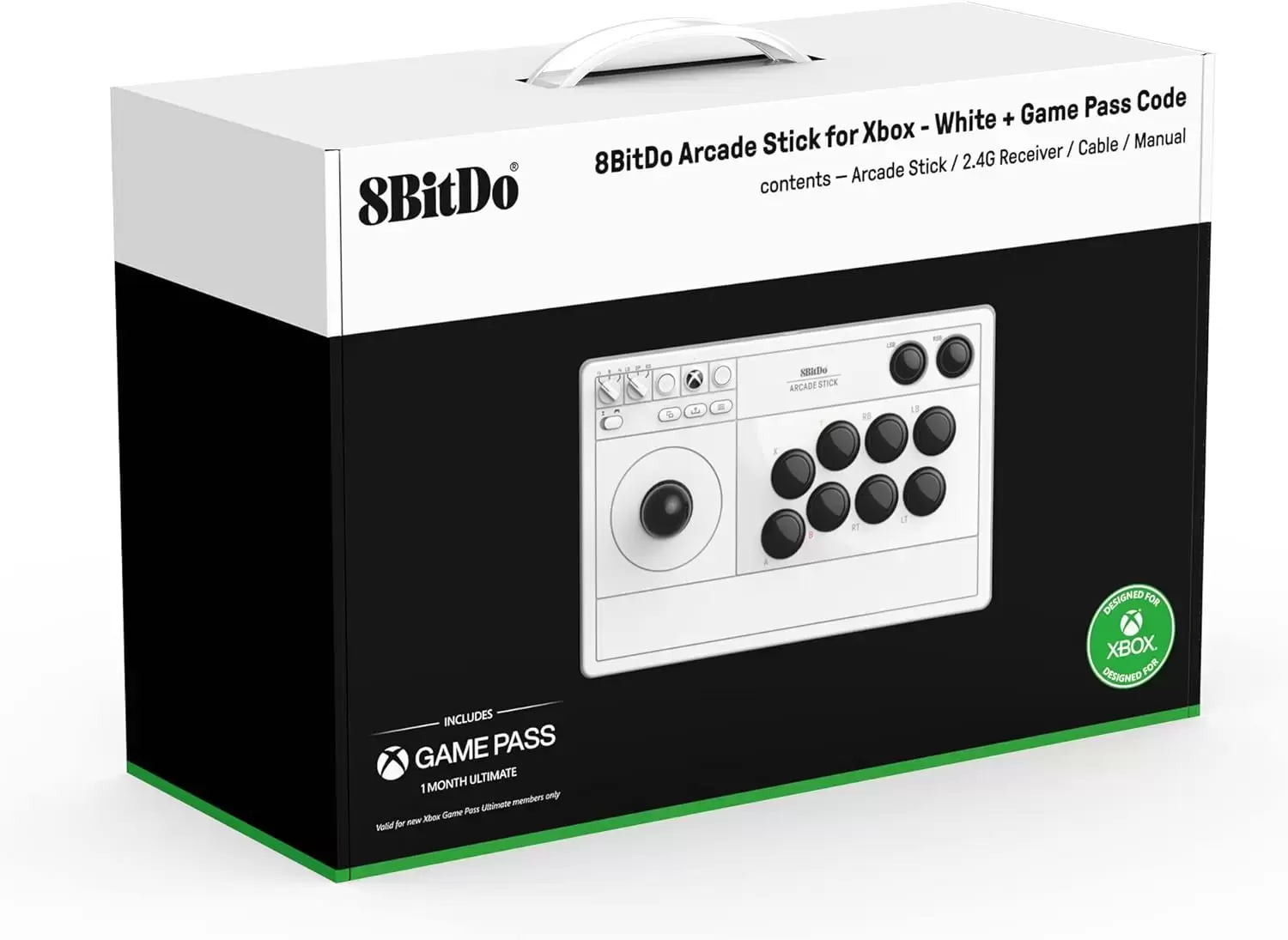 Arcade Stick - 8Bitdo Arcade Stick for Xbox & PC - White