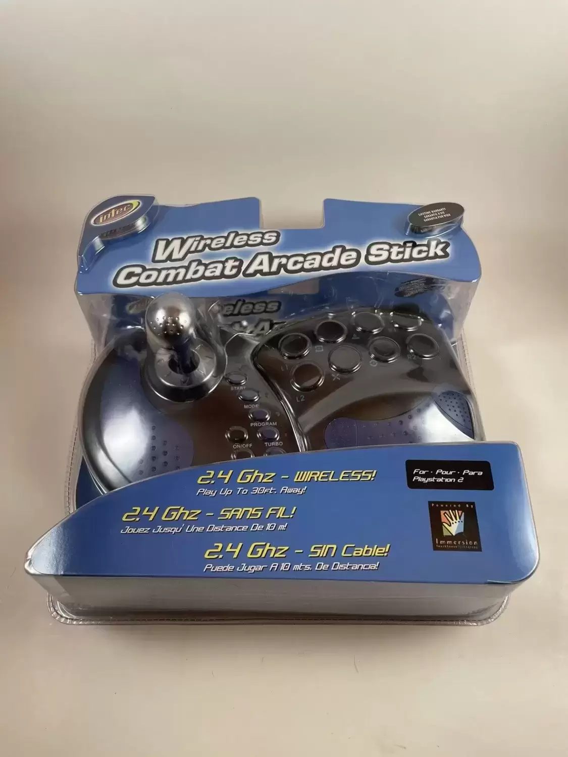 Arcade Stick - Intec - Wireless Combat Arcade Stick PS2