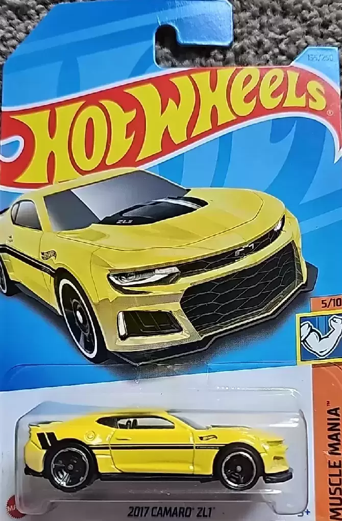 Mainline Hot Wheels - 2017 Camaro ZL1 yellow