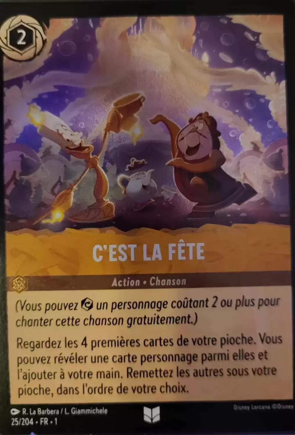 The First Chapter - Be Our Guest - Foil