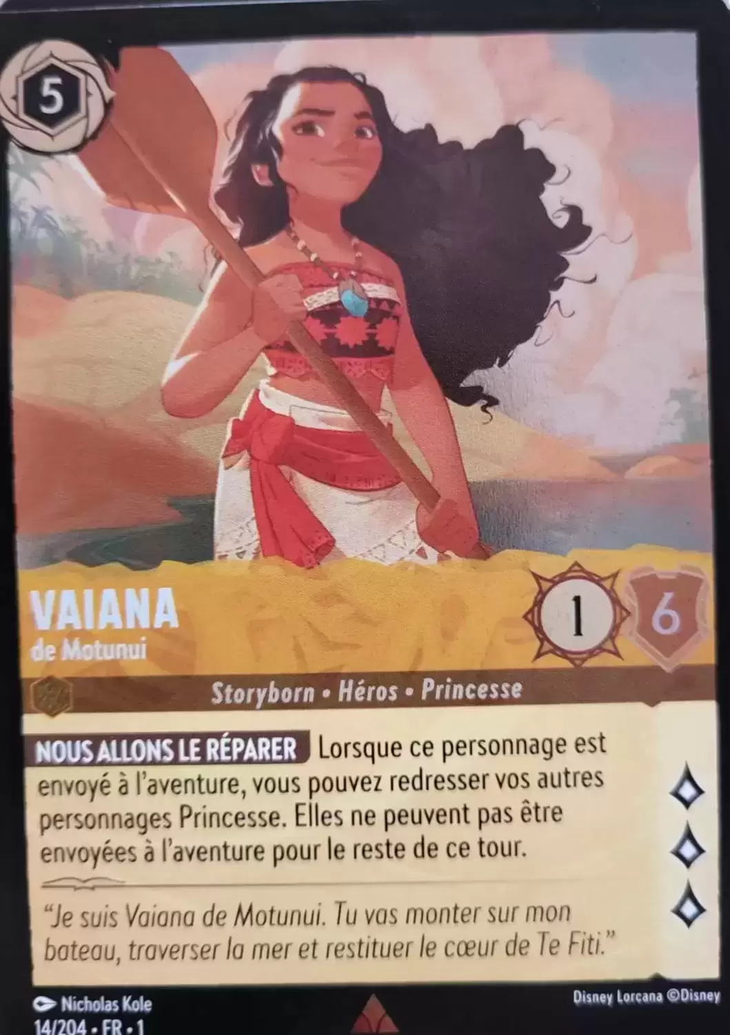 The First Chapter - Moana - Of Motunui - Foil