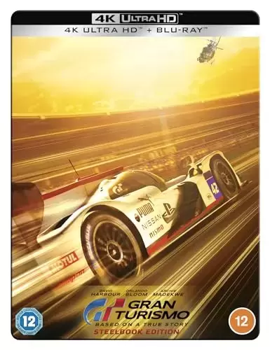 Gran Turismo [4K Ultra HD + Blu-Ray-Édition boîtier SteelBook]: DVD et  Blu-ray 