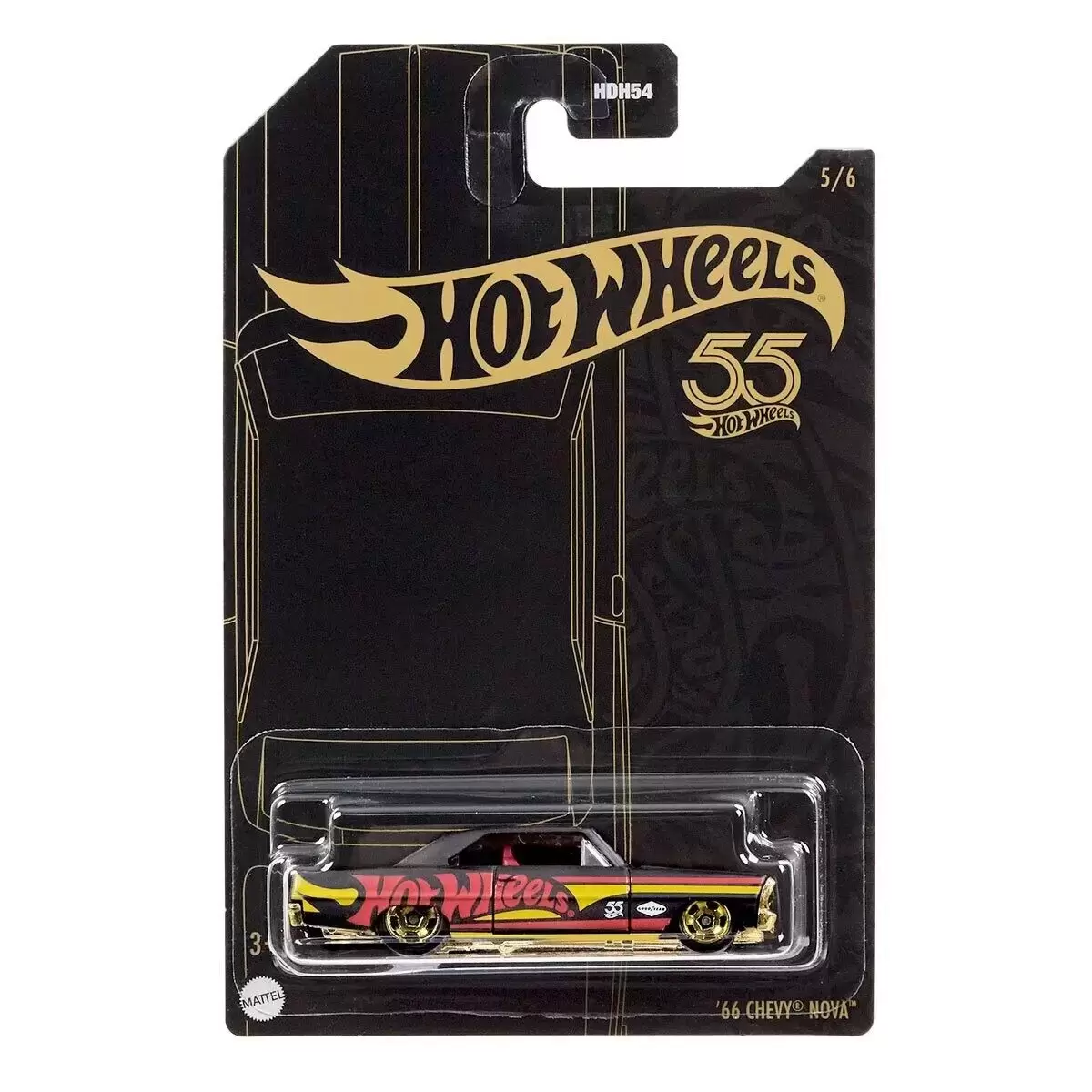 Hot Wheels 55th Anniversary - Mix 1 - \'66 Chevy Nova