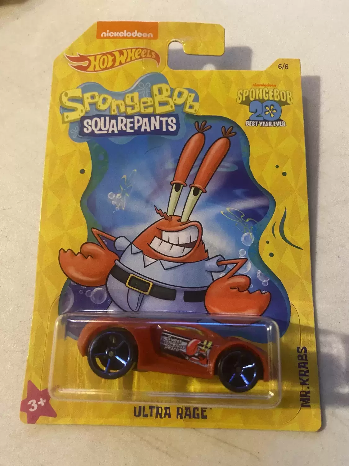 Hot Wheels Classiques - SpongeBob SquarePants - Ultra Rage (Mr. Krabs) 6/6